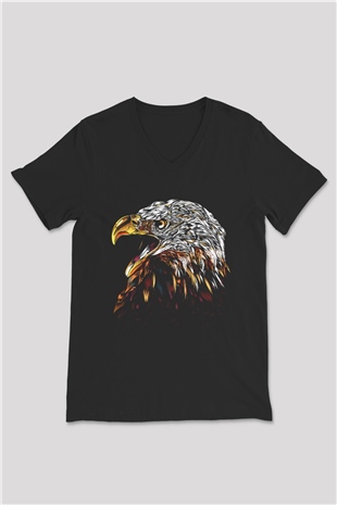 Unisex V Yaka Tişört TSR173