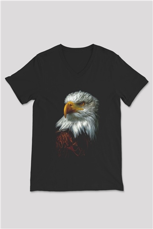 Unisex V Yaka Tişört TSR198