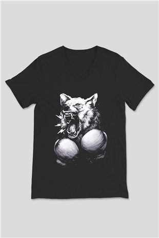 Unisex V Yaka Tişört TSR21
