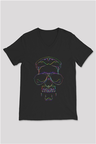 Unisex V Yaka Tişört TSR244