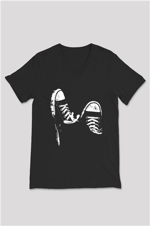 Unisex V Yaka Tişört TSR250