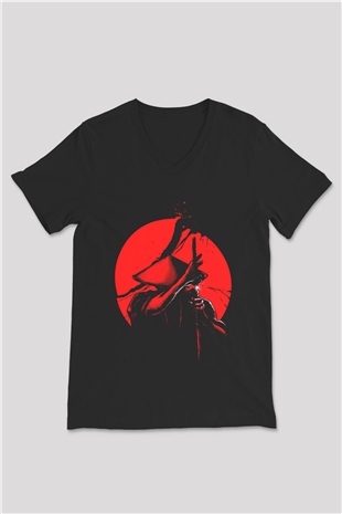 Unisex V Yaka Tişört TSR253