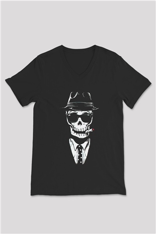 Unisex V Yaka Tişört TSR27