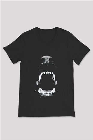 Unisex V Yaka Tişört TSR272