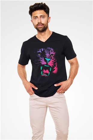 Unisex V Yaka Tişört TSR278