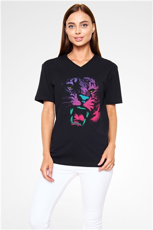 Unisex V Yaka Tişört TSR278