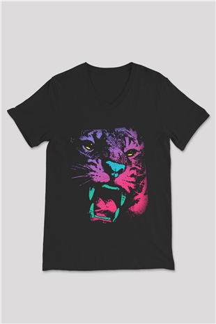 Unisex V Yaka Tişört TSR278