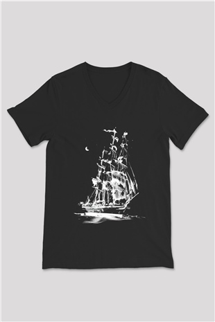 Unisex V Yaka Tişört TSR31