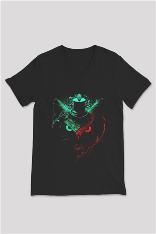 Unisex V Yaka Tişört TSR35