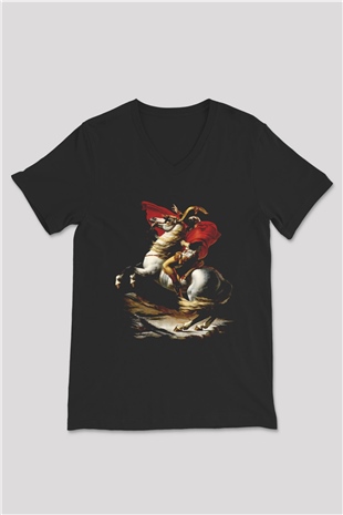 Unisex V Yaka Tişört TSR37