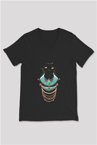 Unisex V Yaka Tişört TSR38