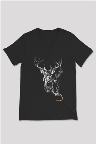 Unisex V Yaka Tişört TSR426