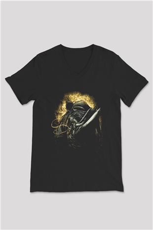 Unisex V Yaka Tişört TSR51