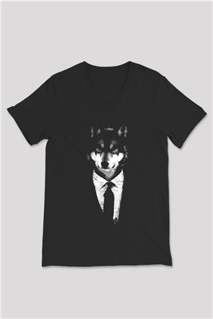 Unisex V Yaka Tişört TSR514