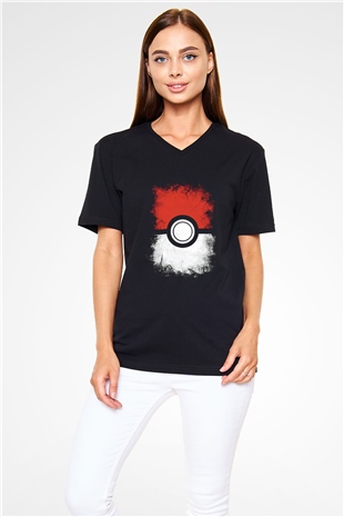 Unisex V Yaka Tişört TSR517