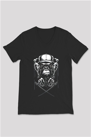 Unisex V Yaka Tişört TSR53
