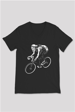 Unisex V Yaka Tişört TSR556