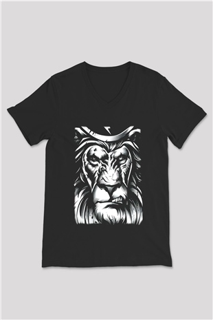 Unisex V Yaka Tişört TSR57
