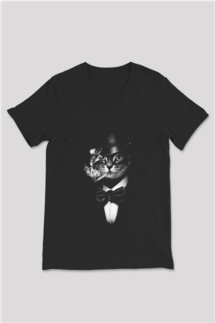 Unisex V Yaka Tişört TSR59