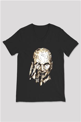 Unisex V Yaka Tişört TSR62