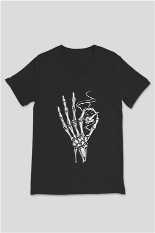 Unisex V Yaka Tişört TSR64