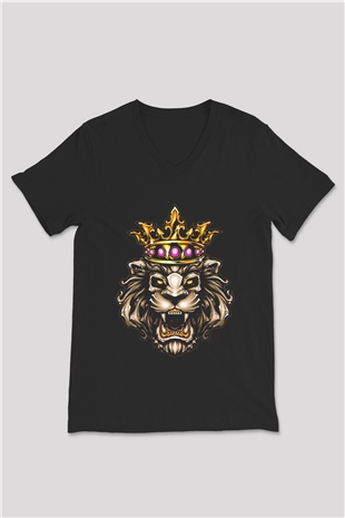 Unisex V Yaka Tişört TSR68