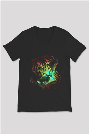 Unisex V Yaka Tişört TSR86