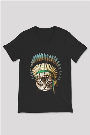 Unisex V Yaka Tişört TSR90