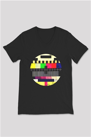 Unisex V Yaka Tişört TSR94