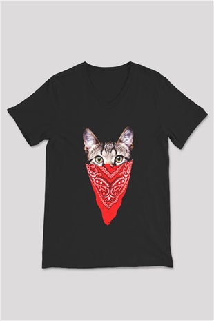 Unisex V Yaka Tişört TSR95