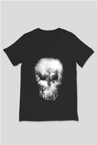 Unisex V Yaka Tişört TSR99