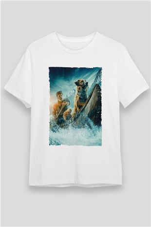 Vahşetin Çağrısı (The Call of the Wild) Baskılı Beyaz Tshirt