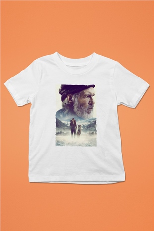 Unisex Vahşetin Çağrısı (The Call of the Wild) Baskılı Beyaz Çocuk Tişört