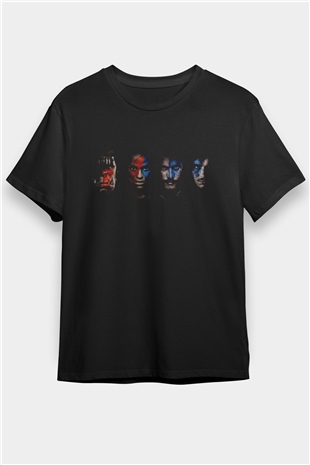 Warcraft Baskılı Siyah T-Shirt