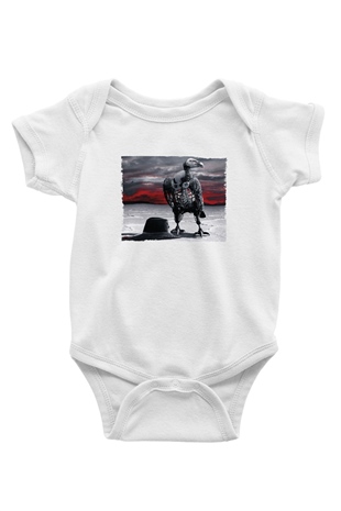 Unisex Westworld Baskılı Bebek Body - Zıbın