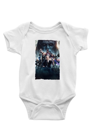 Unisex X-Men Apocalypse Baskılı Bebek Body - Zıbın