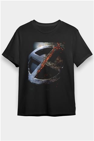 X-Men Apocalypse Baskılı Siyah Tshirt