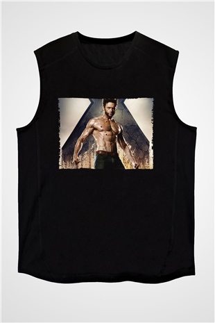 Unisex X-Men Days of Future Past Baskılı Siyah Kolsuz T-shirt