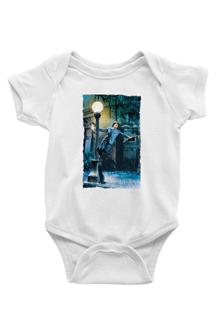 Unisex Yağmur Altında (Singin in the Rain) Baskılı Bebek Body - Zıbın