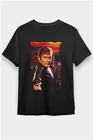 Yaşamak İçin Öldür (Live and Let Die) Baskılı Siyah T-Shirt