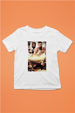 Unisex Yenilmez (Undisputed) Baskılı Beyaz Çocuk Tişört