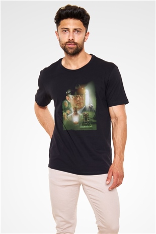 Yeşil Yol (The Green Mile) Baskılı Siyah T-Shirt