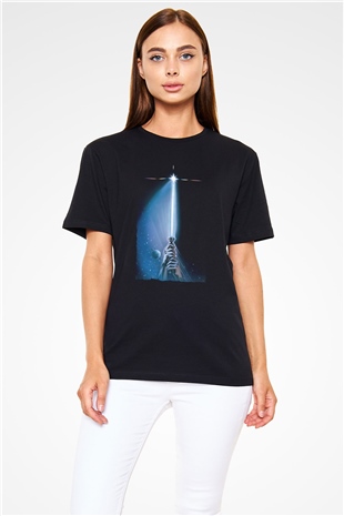 Yıldız Savaşları Bölüm VI - Jediın Dönüşü (Return of the Jedi) Baskılı Siyah T-Shirt