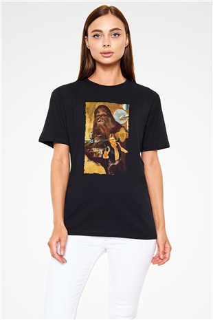 Yıldız Savaşları (Star Wars) Baskılı Siyah Tişört