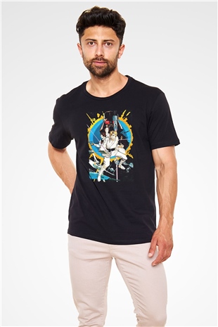 Yıldız Savaşları (Star Wars) Baskılı Siyah T-Shirt