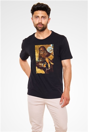Yıldız Savaşları (Star Wars) Baskılı Siyah Tişört