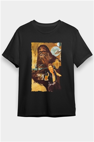 Yıldız Savaşları (Star Wars) Baskılı Siyah Tişört