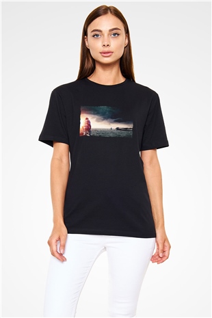 Yıldızlararası (Interstellar) Baskılı Siyah Tshirt