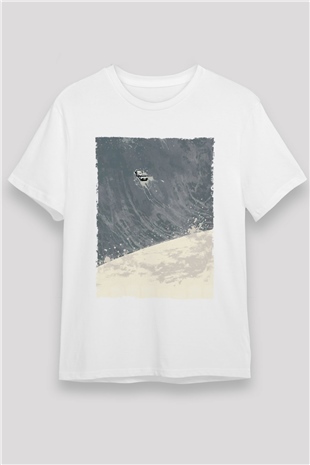 Yıldızlararası (Interstellar) Baskılı Beyaz Tshirt