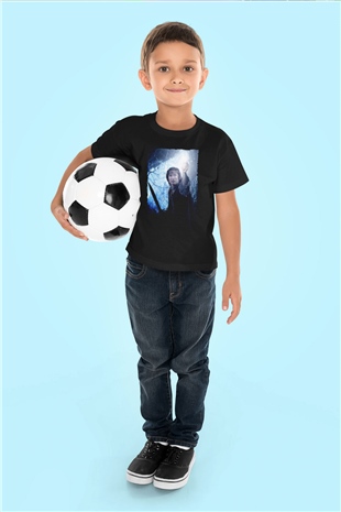 Unisex Yüzüklerin Efendisi Kralın Dönüşü (The Lord of the Rings The Return of the King) Baskılı Siyah Çocuk Unisex Tshirt